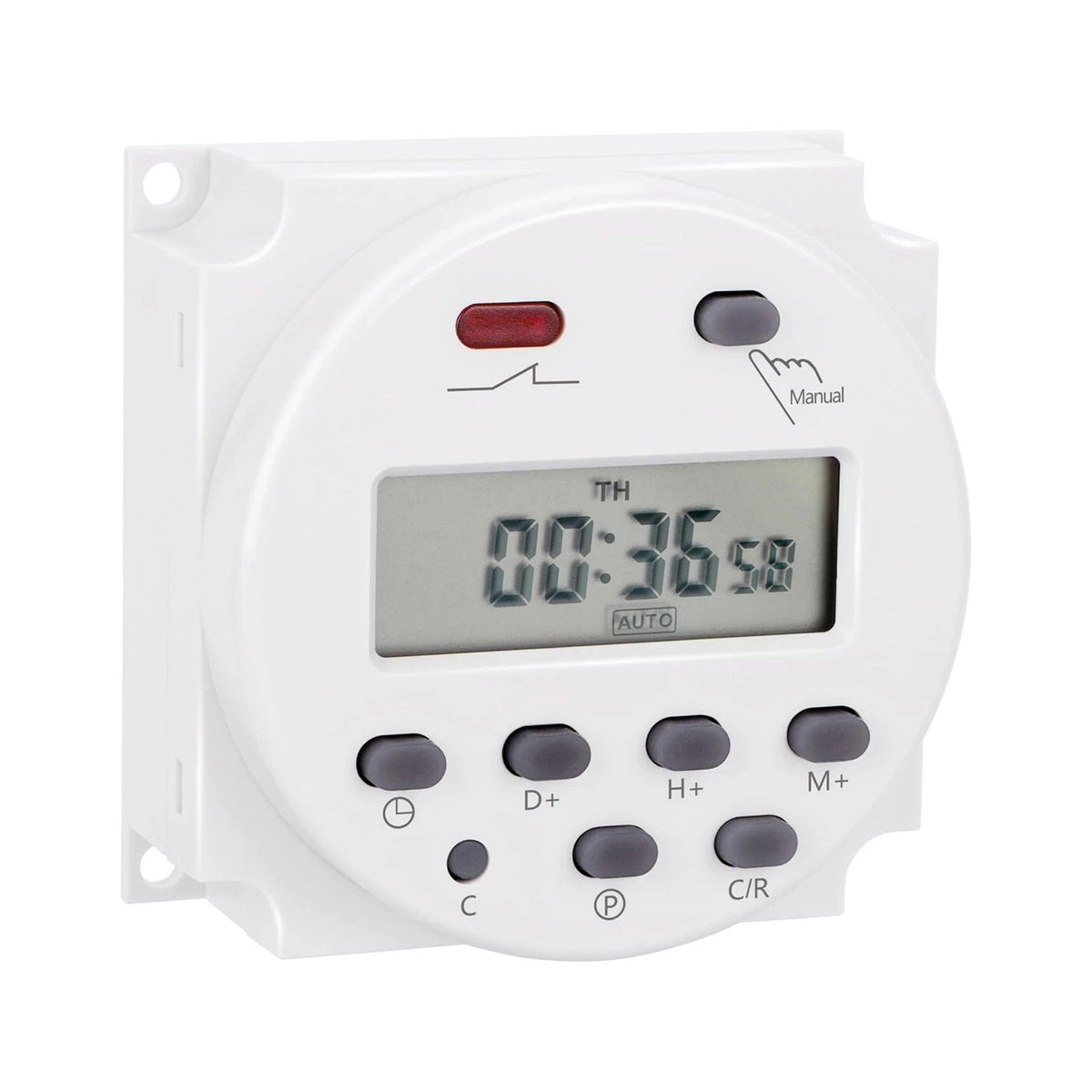 Digital LCD Power Timer for Programmable Relay Switch (DC 12V, 16A)