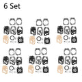 Set of 6 Carburetor Diaphragm Gasket Kit for Honda GX25 GX35 (K20-WYJ)