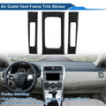 Air Conditioner Outlet Vent Trim Cover Frame for Toyota Corolla (2009–2013)