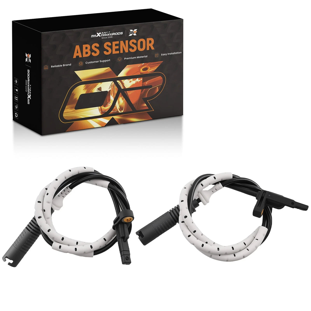 2X Rear L&R ABS Wheel Speed Sensor for BMW 1 3 Series (2005–2013) 34526762476
