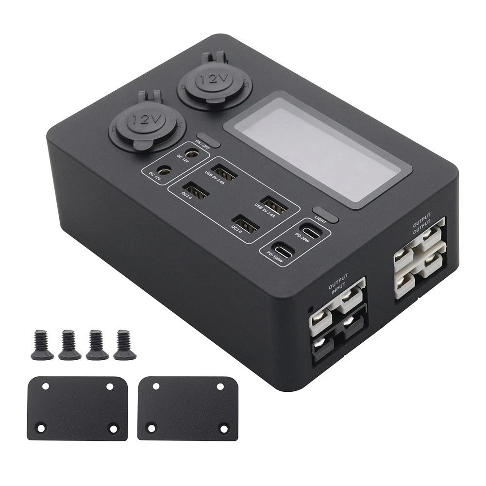 12V Power Box for Camping Power Supply (100W Fast Charging)