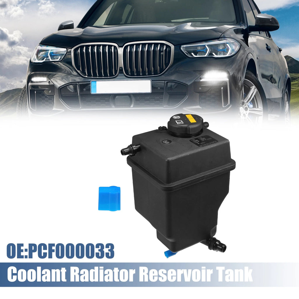 Coolant Reservoir Tank with Cap and Sensor for BMW X5 (2007–2013)