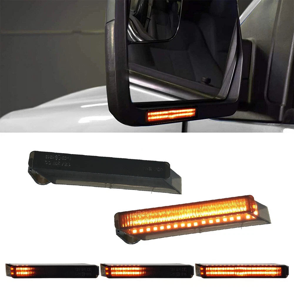2X LED Under Side Mirror Sequential Turn Signal Light for Ford (2000–2023) 4L3Z13B374AA