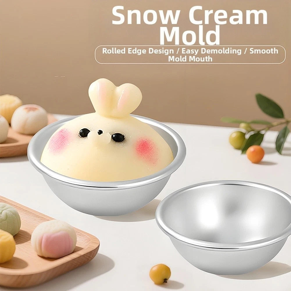 Aluminum Alloy Round Baking Tool for Mooncake and Mochi