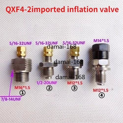 Accumulator Charging Valve QXF4-2 for NXQ Type (5/16-32UNF)