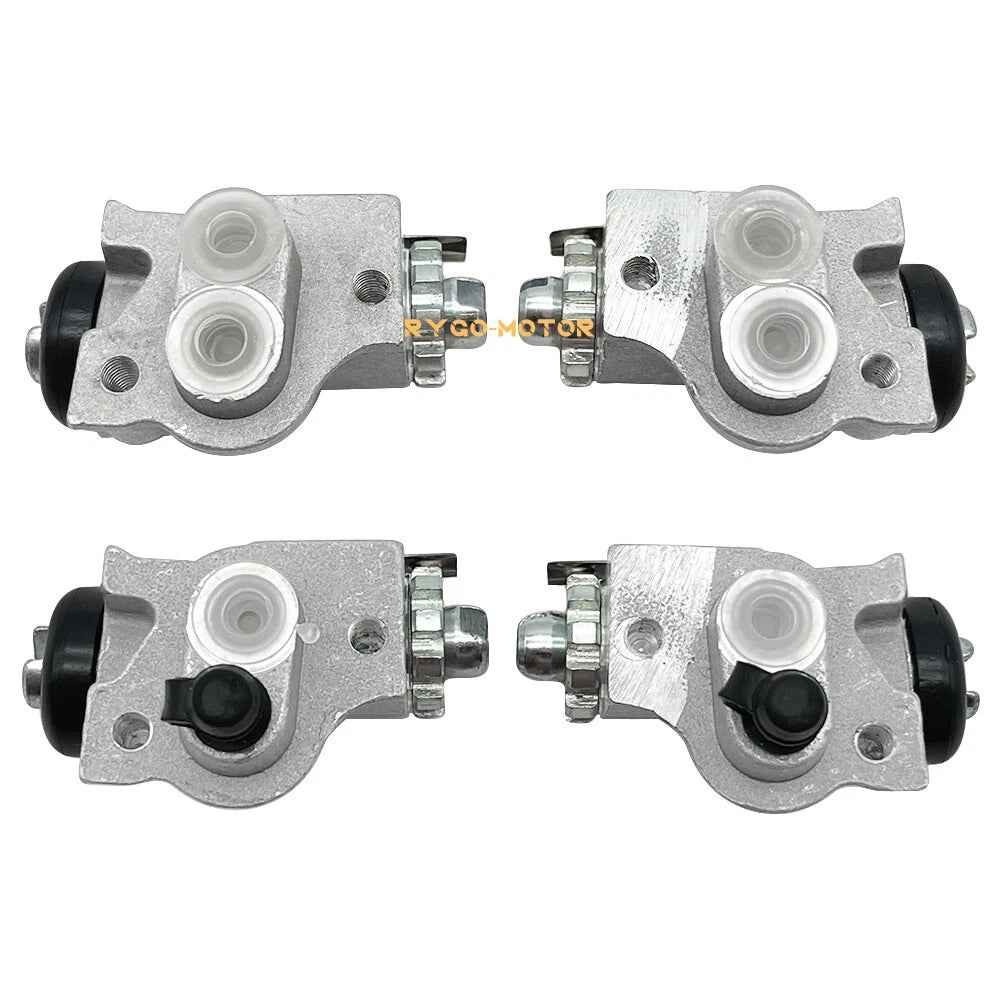 Set of 4 Front Brake Wheel Cylinders w/Shoes for Yamaha Big Bear 350 (1998–2006)