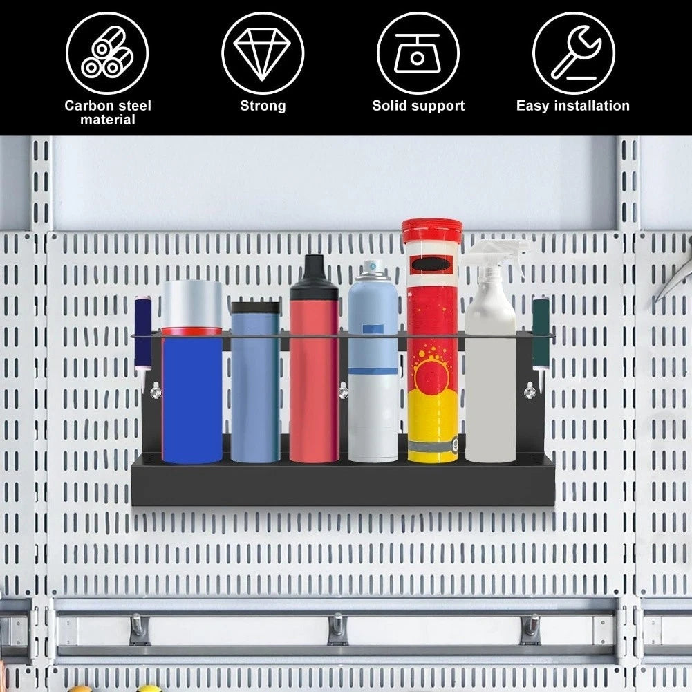 Space Saving Wall Mounted Grease Cartridge Holder with Nozzle Options