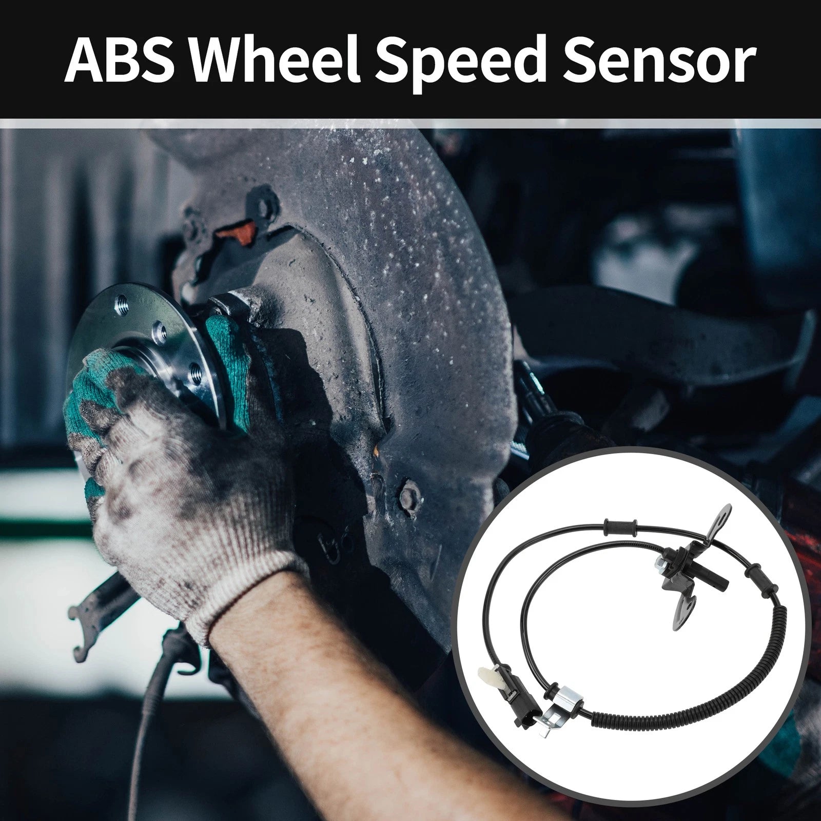 ABS Wheel Speed Sensor Front Right Replacement for Ford E-150 (2011–2014)