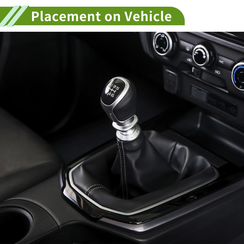 Gear Shift Stick Gaiter Replacement Black Faux Leather for Chevrolet Sonic (2012–2020)