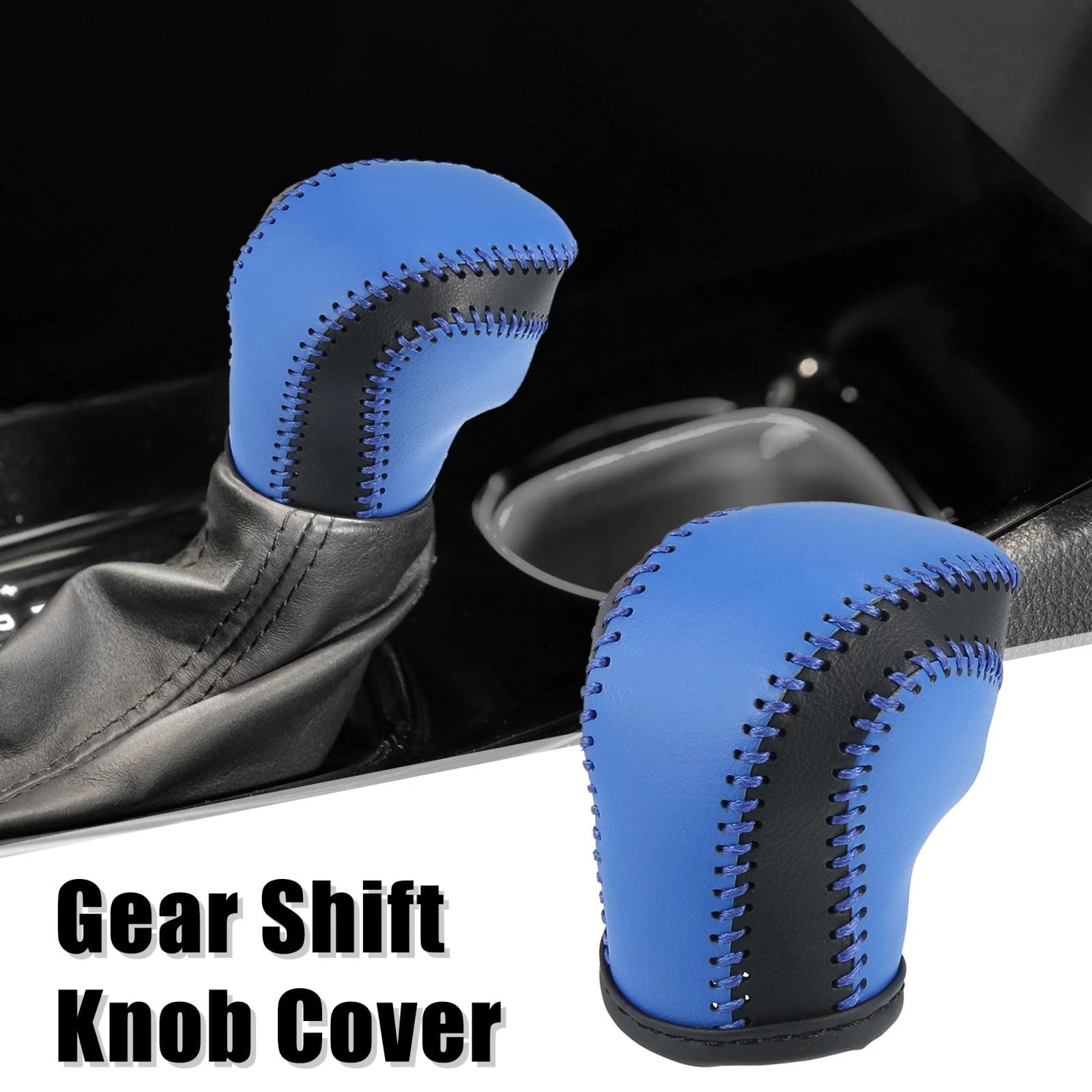 Faux Leather Gear Shift Knob Cover Replacement for Toyota C-HR (2018–2019)