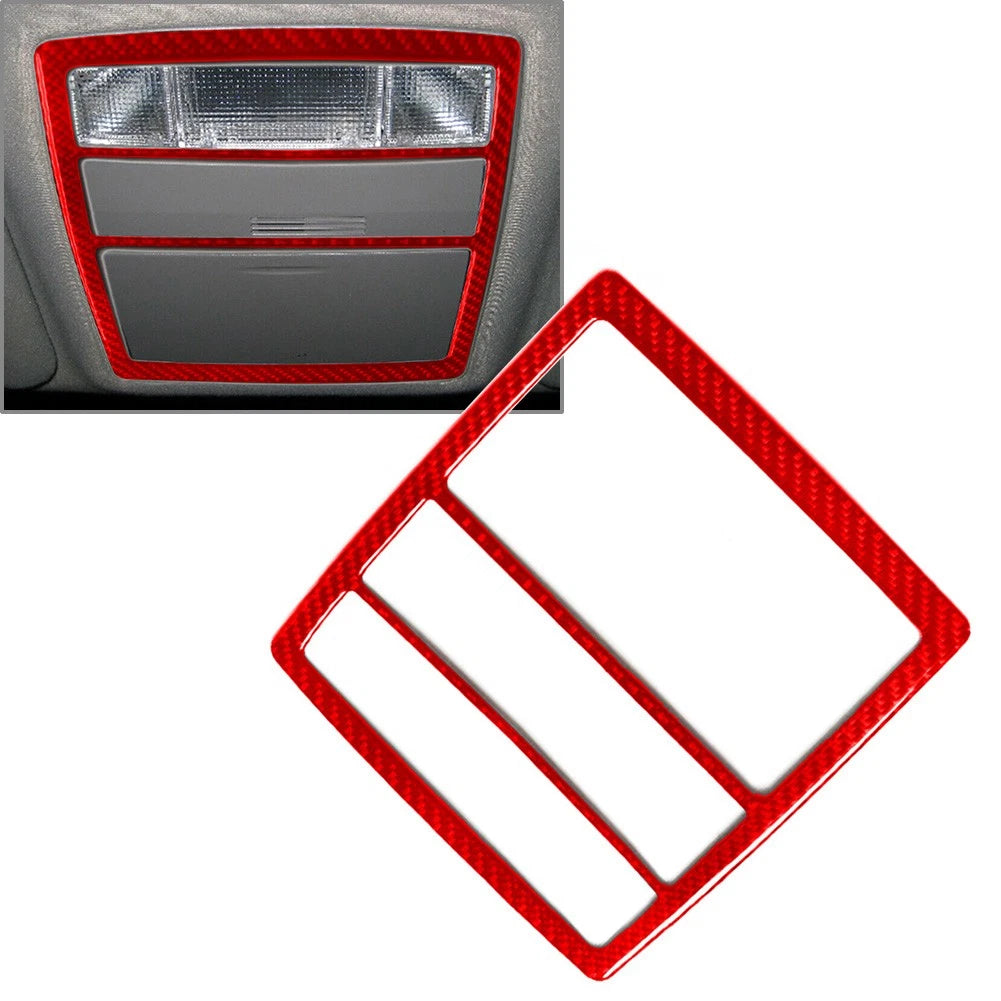 Ceiling Reading Light Frame Cover Bezel for Toyota Camry (2007–2011) Red
