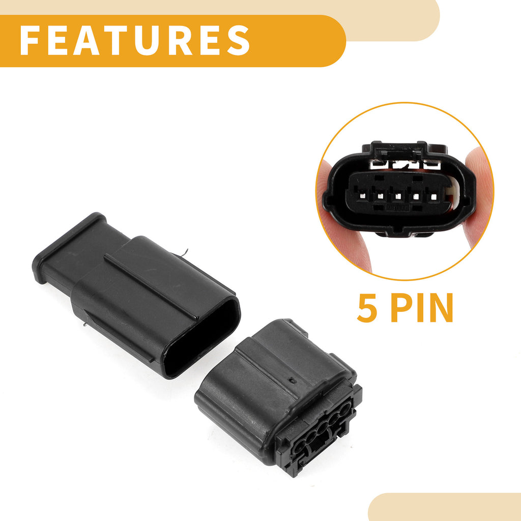 5 Pin MAF Sensor Connector Plug Replacement for Toyota (2009–2021)