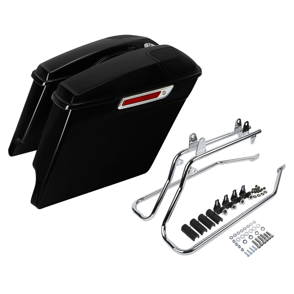 Hard Saddlebags Speaker Grill Bracket for Harley Softail (1984–2017)