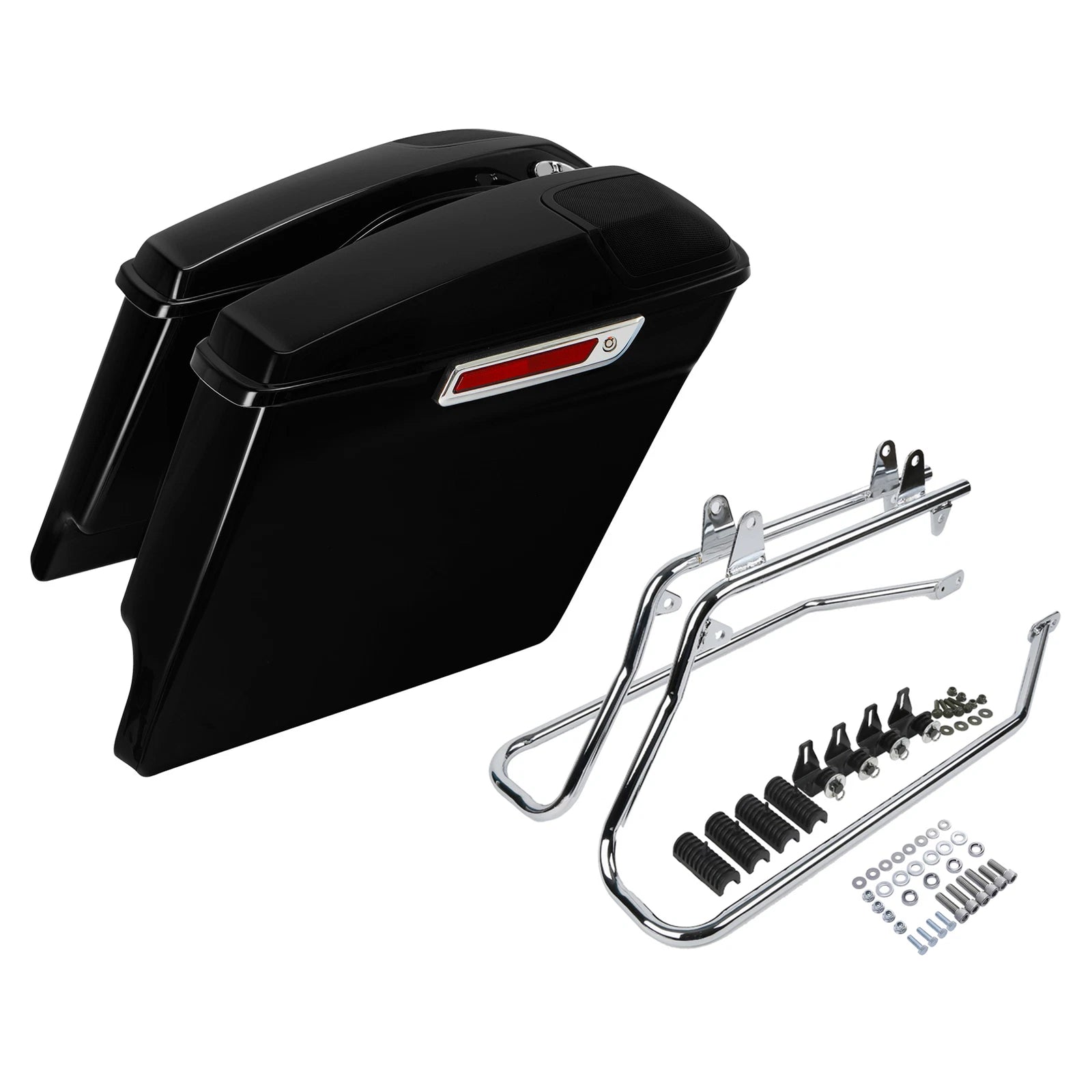 Hard Saddlebags Speaker Grill Bracket for Harley Softail (1984–2017)