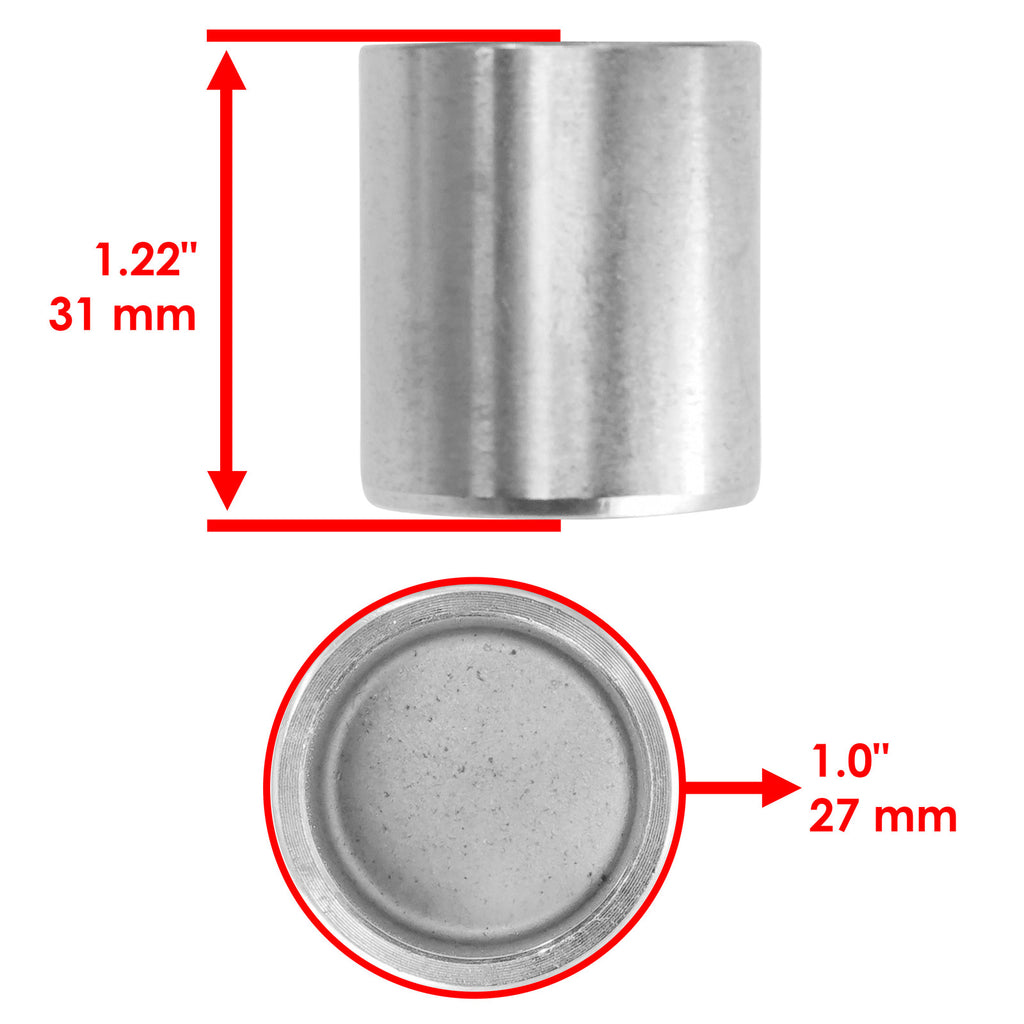 Front Brake Caliper Piston Replacement for Yamaha Rhino 660 YXR660 (2004–2007)