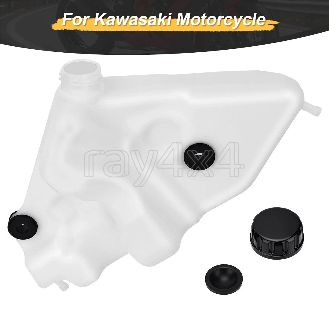 Coolant Radiator Overflow Tank for Kawasaki Ninja ZX-10R (2006–2007)