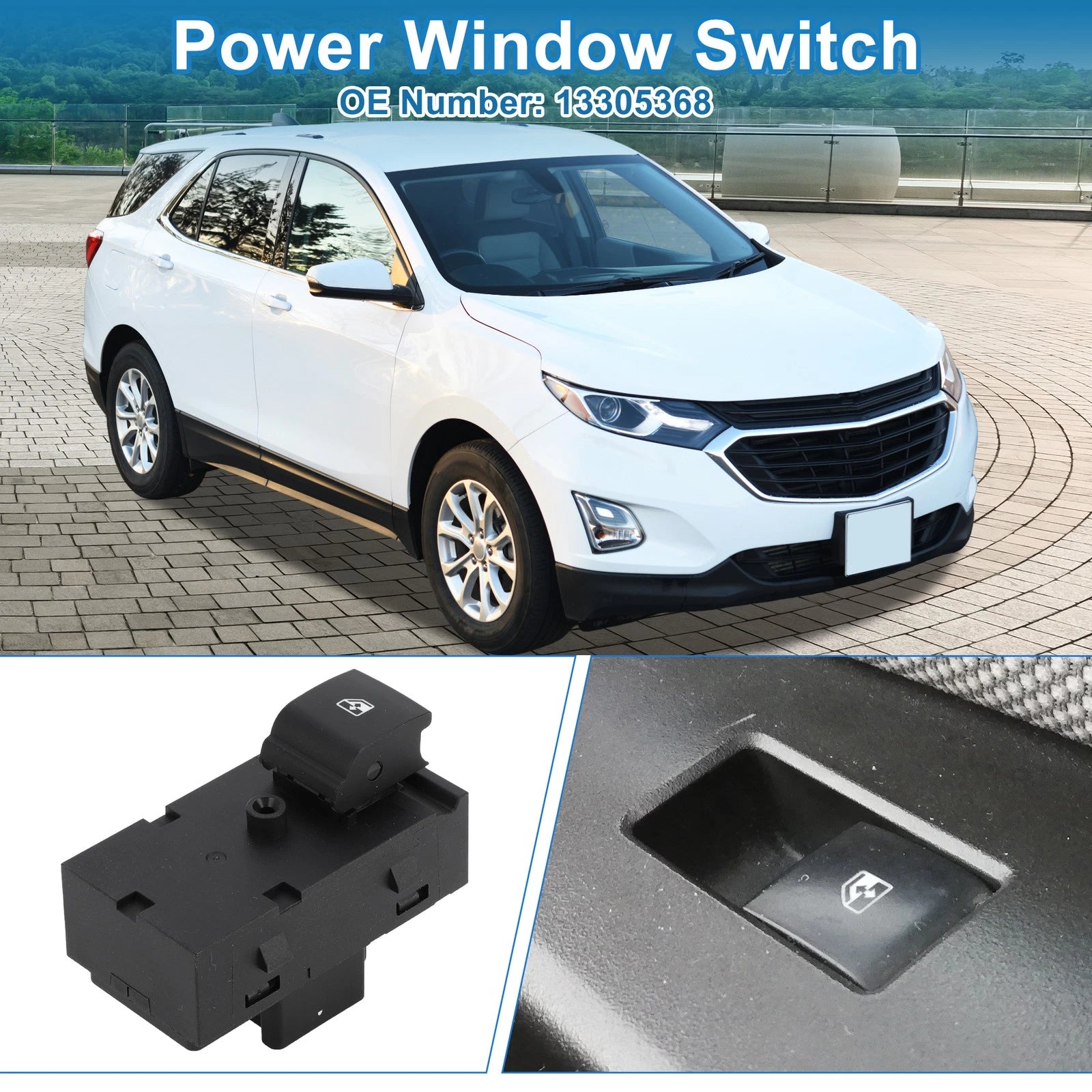 Rear Side Power Window Switch Replacement for Chevrolet Cruze Equinox Volt (2011–2019)
