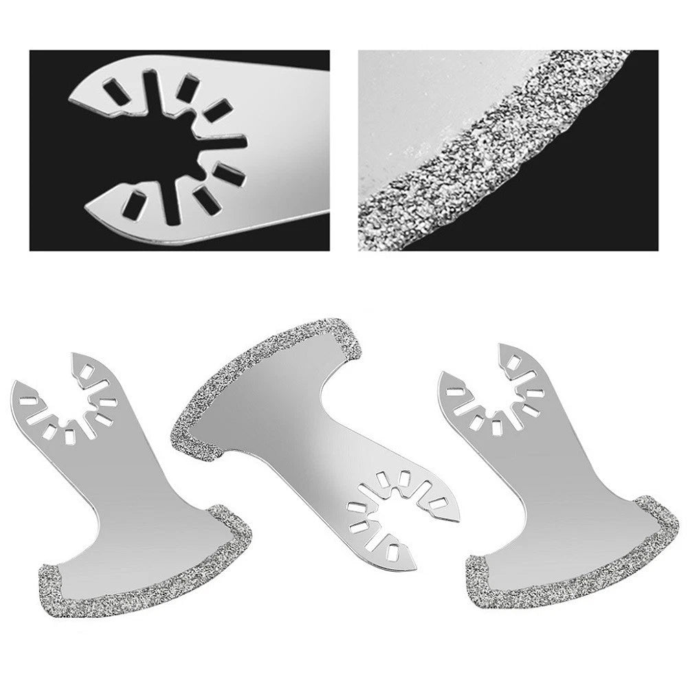 3X Oscillating Tool Saw Blades for Soft Tiles and Plaster