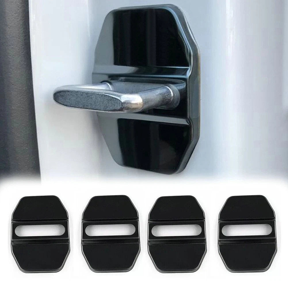 4PcsSet Stainless Steel Door Lock Protector Cover for RAM 1500 2500