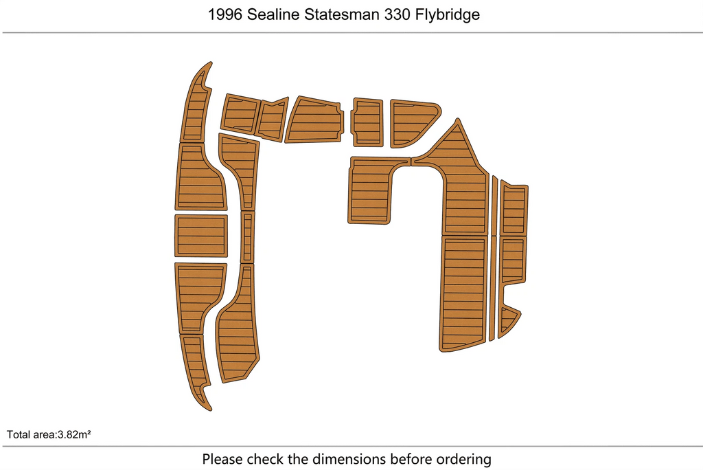 EVA Foam Floor for Sealine Statesman 330 Flybridge (1996)