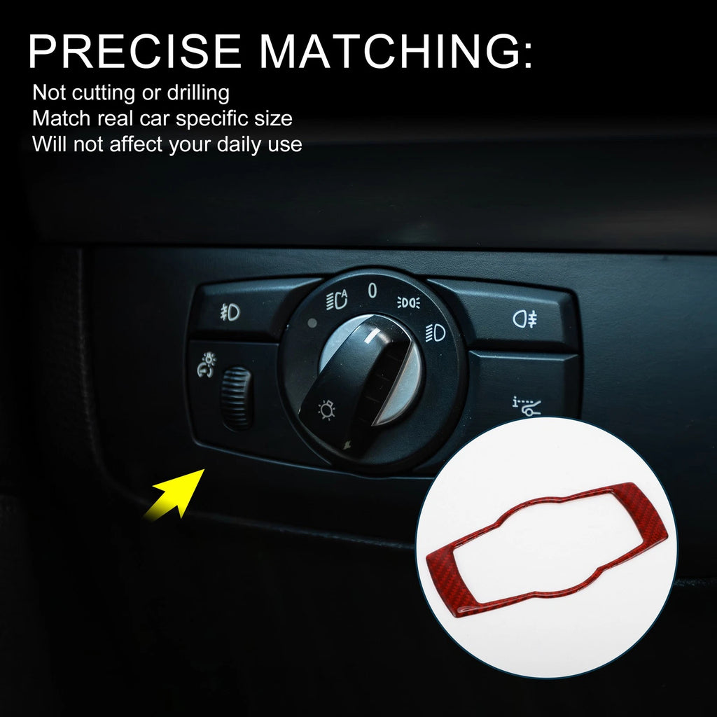Headlight Switch Frame Bezel for BMW 3 Series E90 E92 E93 (2005–2012)