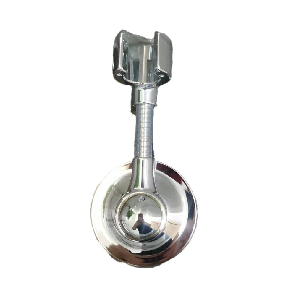 Chrome Shower Head Holder with Suction Cup for Easy Installation