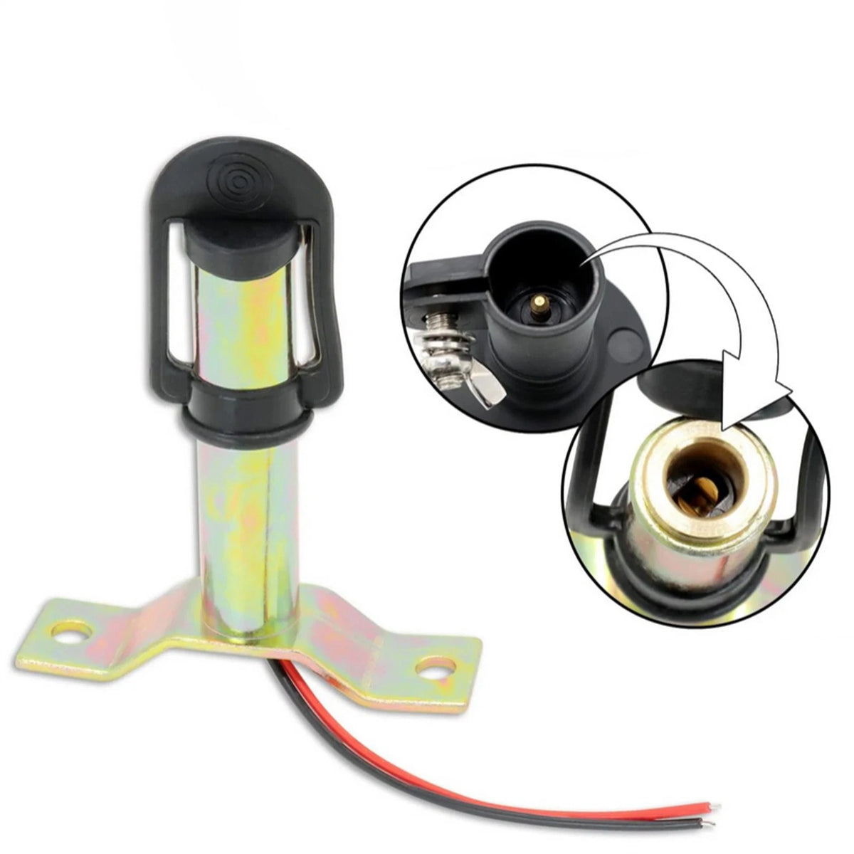 Amber Rotating Flashing Beacon Light Mounting Bracket for Tractor Car