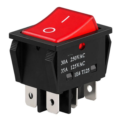 KCD4 30A Industrial Switch with LED Indicator for Motorcycle (Audio Use)
