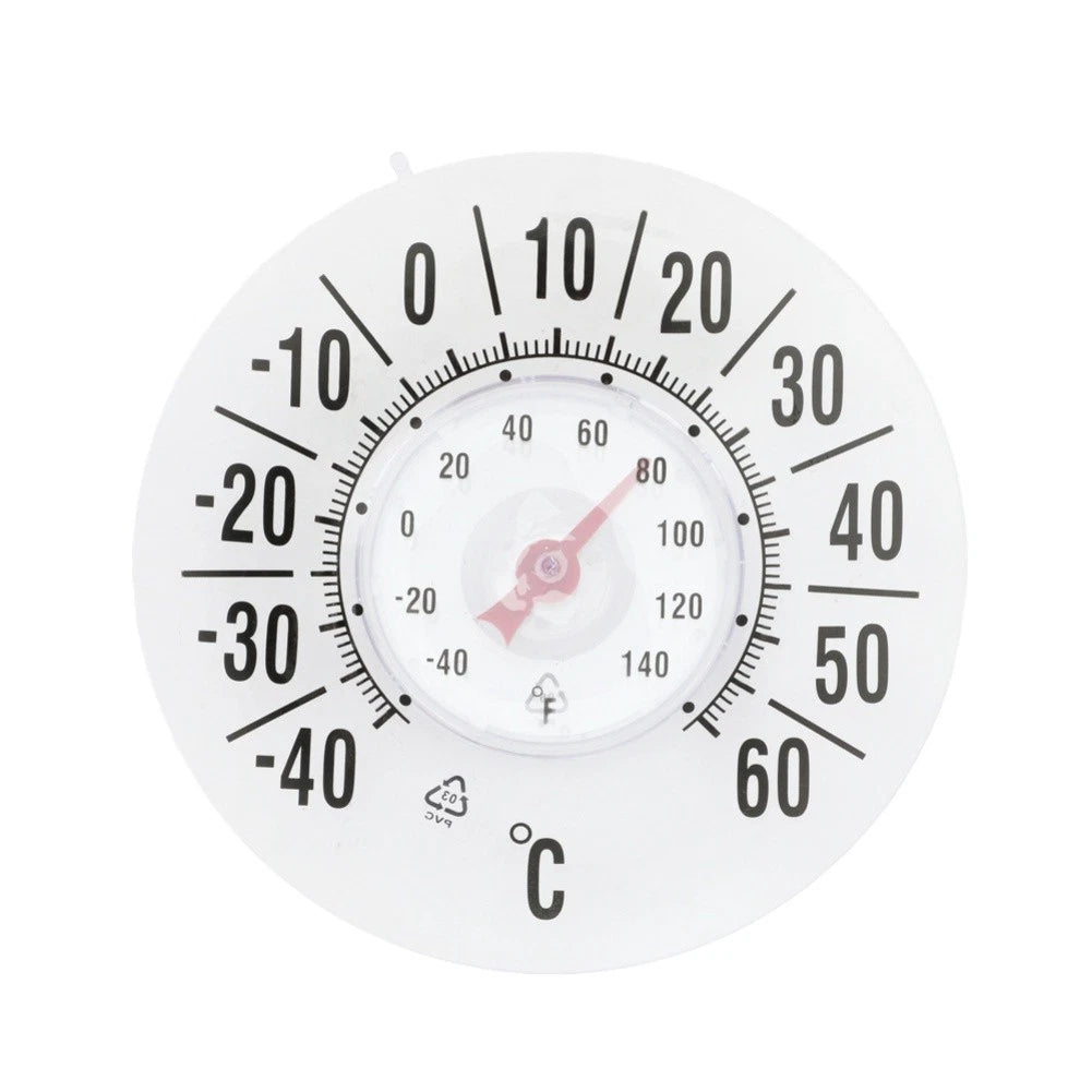 Transparent Window Thermometer for Outdoor Use