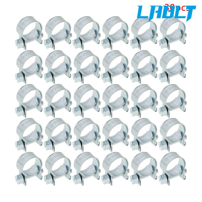 30PCS Fuel Injection Hose Clamp for Auto (Universal)