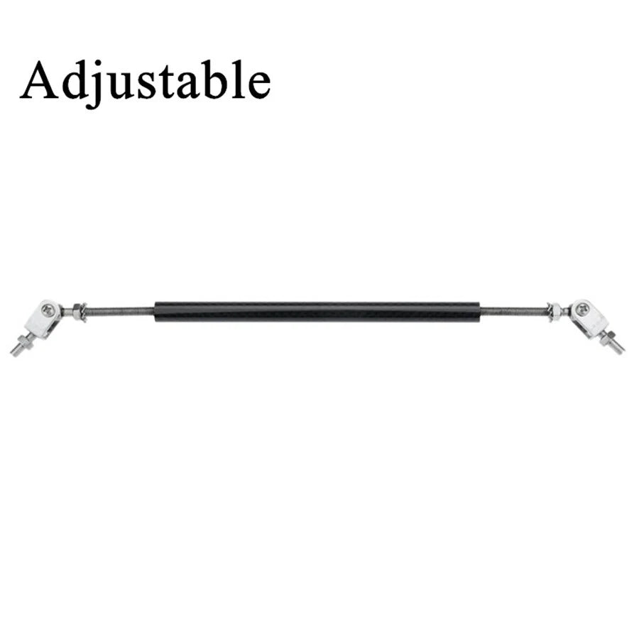 Carbon Fiber Adjustable Bumper Lip Splitter Strut Rod for Universal Fit (20cm)