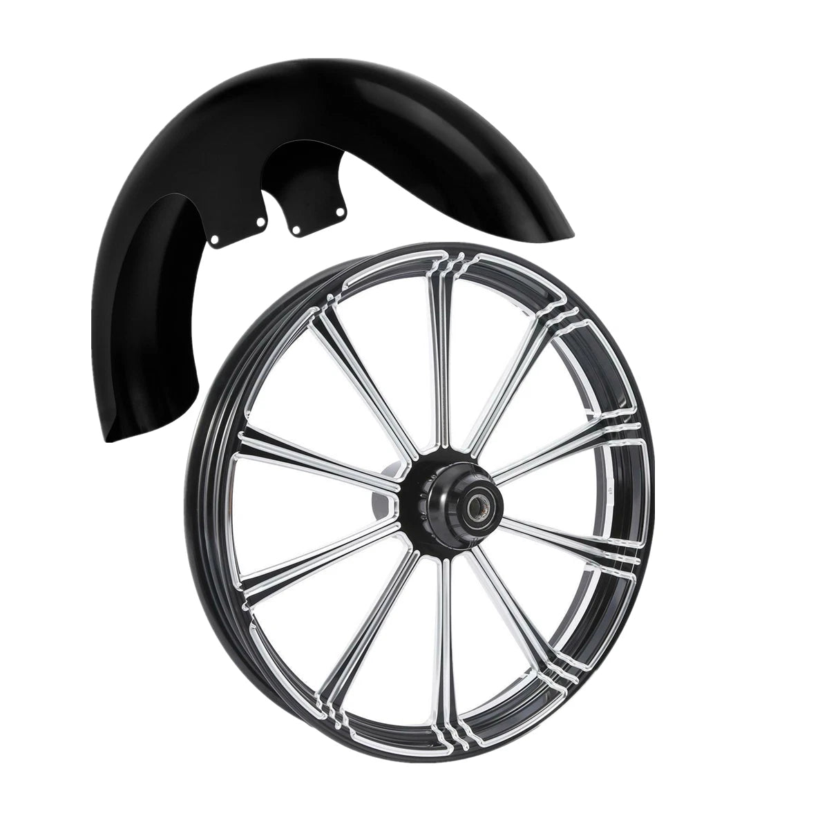 23" Front Wheel Rim Hub Single Disc for Harley Touring (2008–2025)
