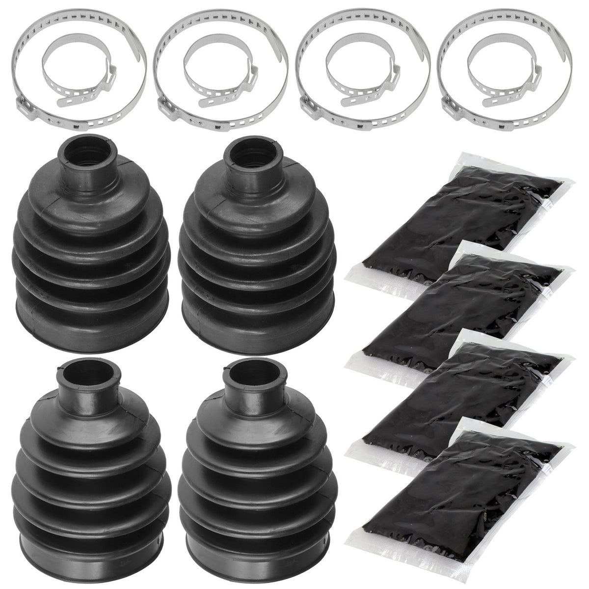 CV Boot Kit Front Axle Outer Inner for Kawasaki Mule 610 (2009–2016)