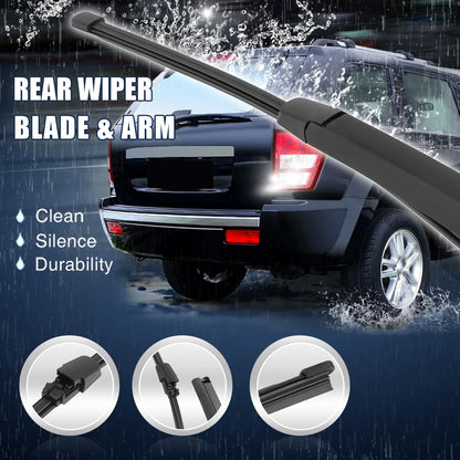 Rear Windshield Wiper Blade Arm Set for Volkswagen Tiguan (2007–2017)