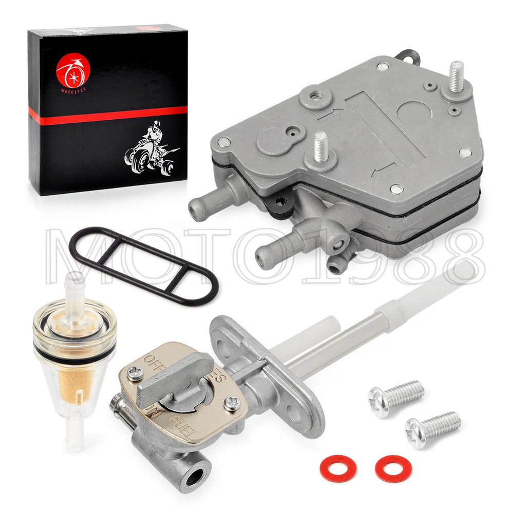Fuel Valve Petcock & Fuel Pump for Polaris Outlaw 500, Predator 500 (2003–2007)