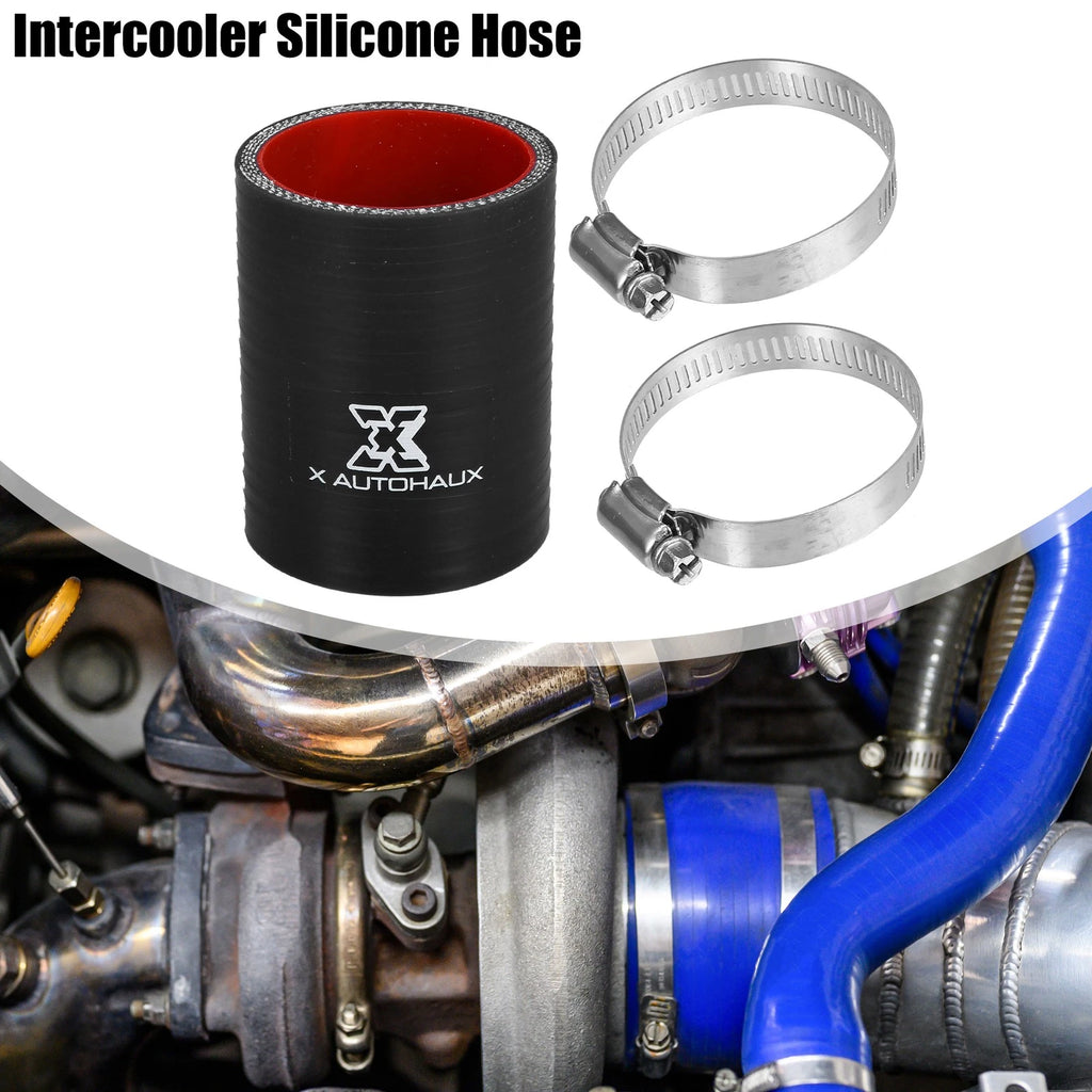2" ID Straight Silicone Reducer Hose for Car (Intercooler) Black