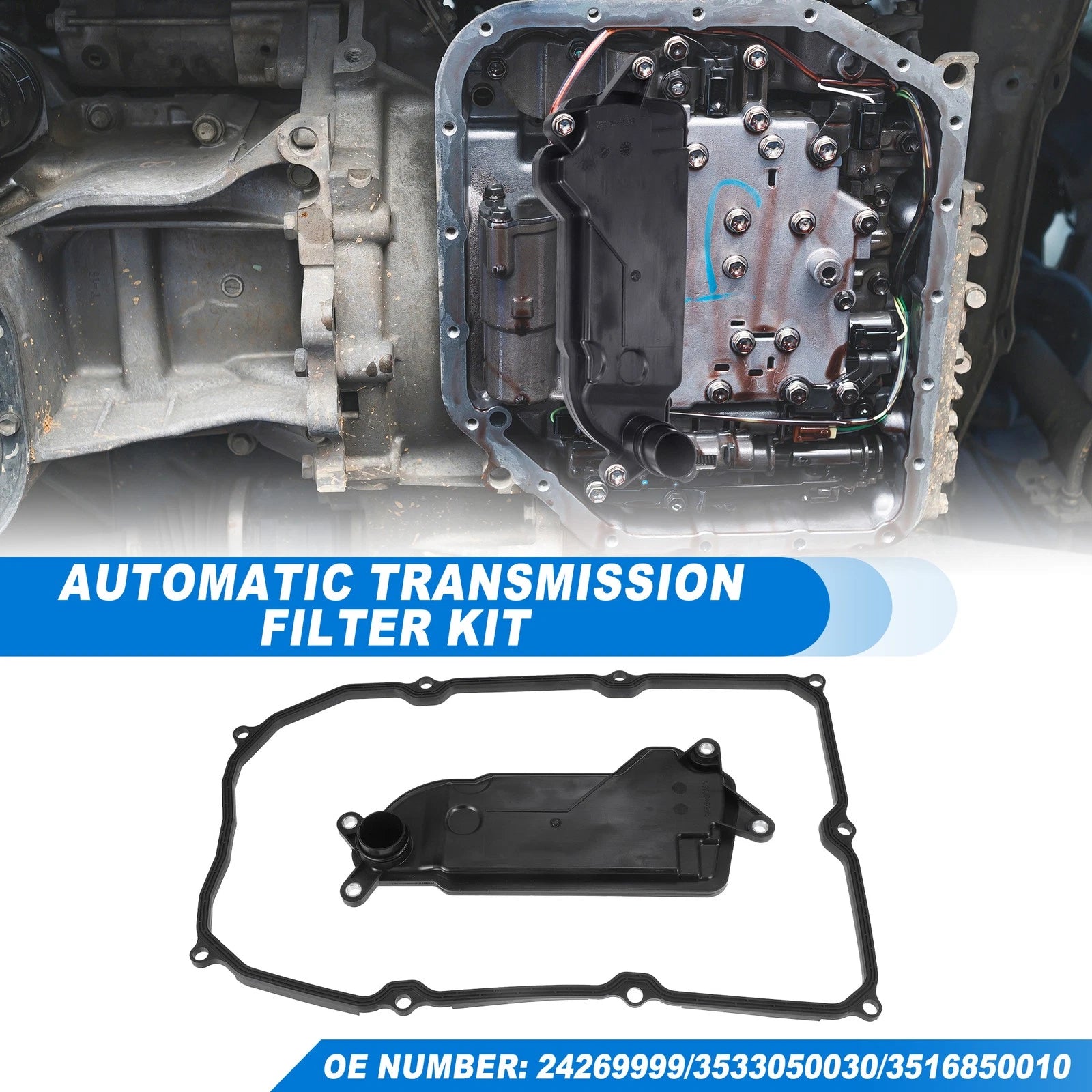 Transmission Filter Oil Pan Gasket Kit for Cadillac CTS (2008–2015)