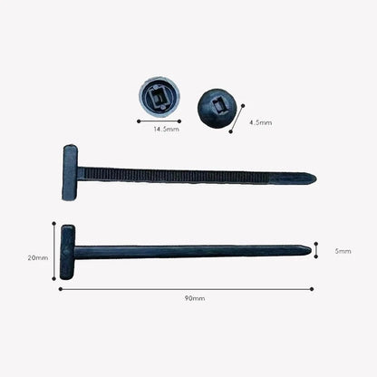 100pcs Self Locking Nylon Cable Ties for Easy Repairs and Organization