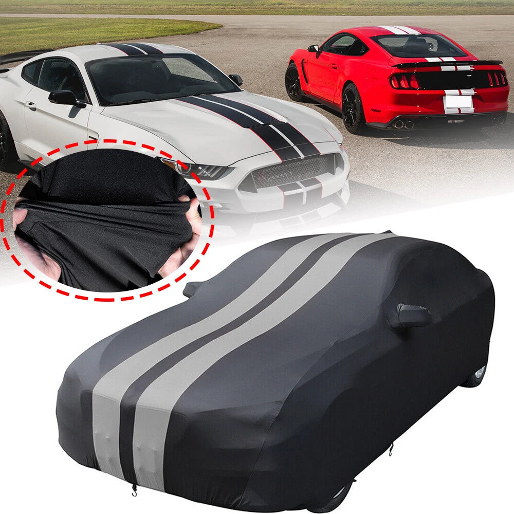 Car Cover for Ford Mustang Shelby GT350 GT350R (Indoor, Stretch)