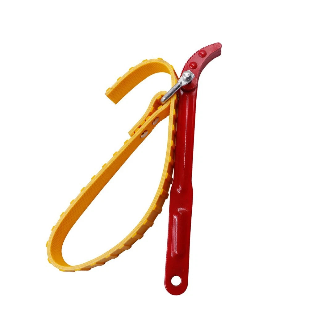 Oil Filter Belt Wrench Strap for Universal Use (8 Inch Adjustable)