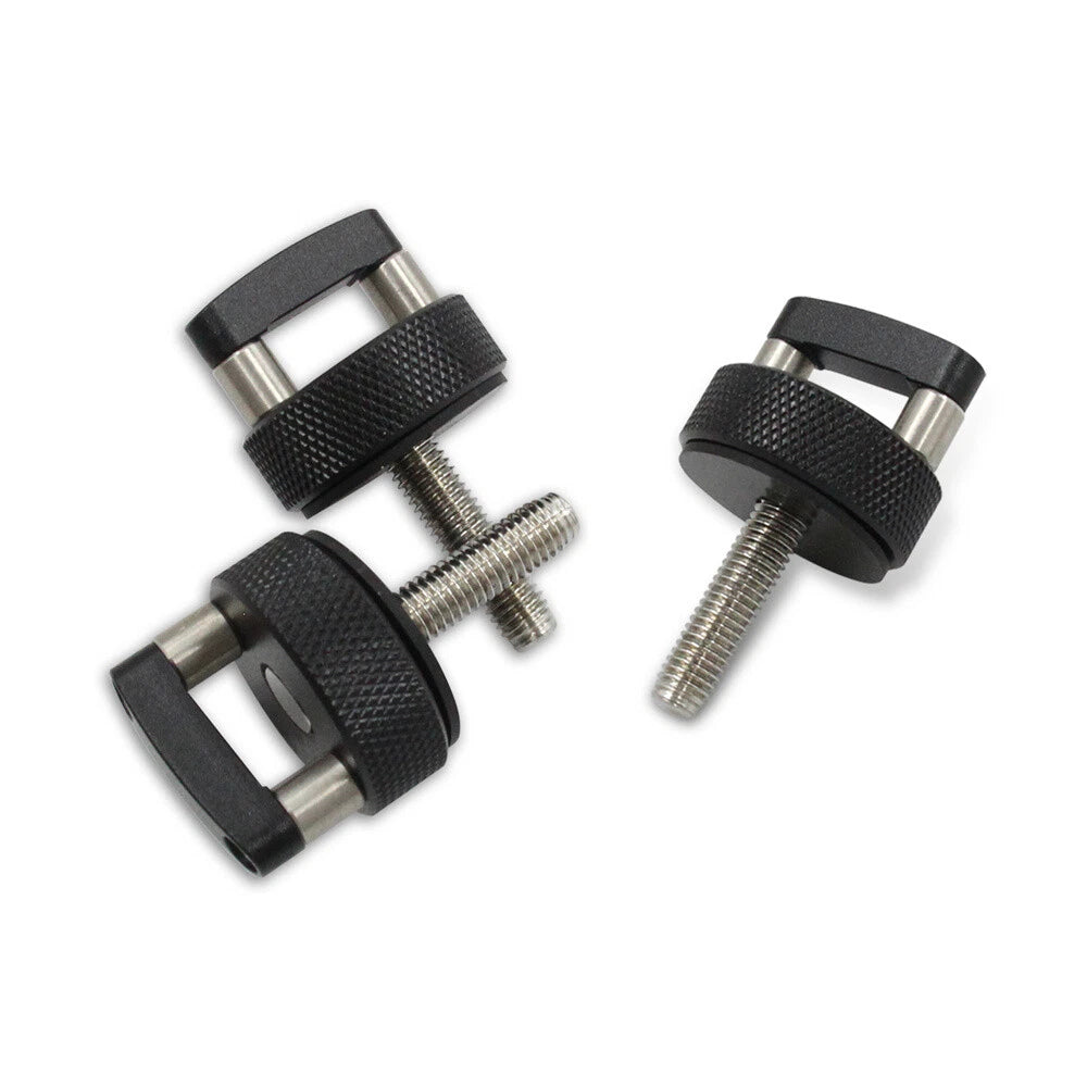 Black Hard Top Quick Release Bolts for Jeep Wrangler JK & Gladiator JT (2007–2018)