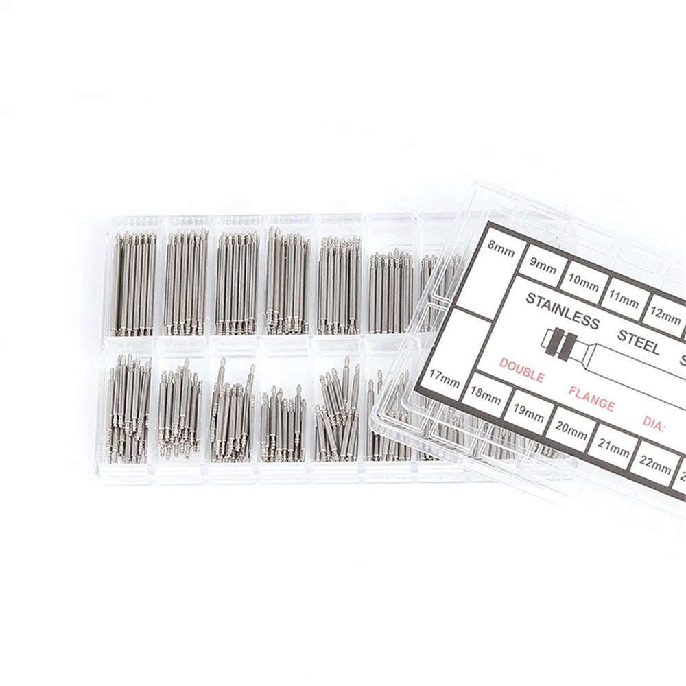 360PCS Steel Watch Spring Bars Strap Link Pins Repair Tool