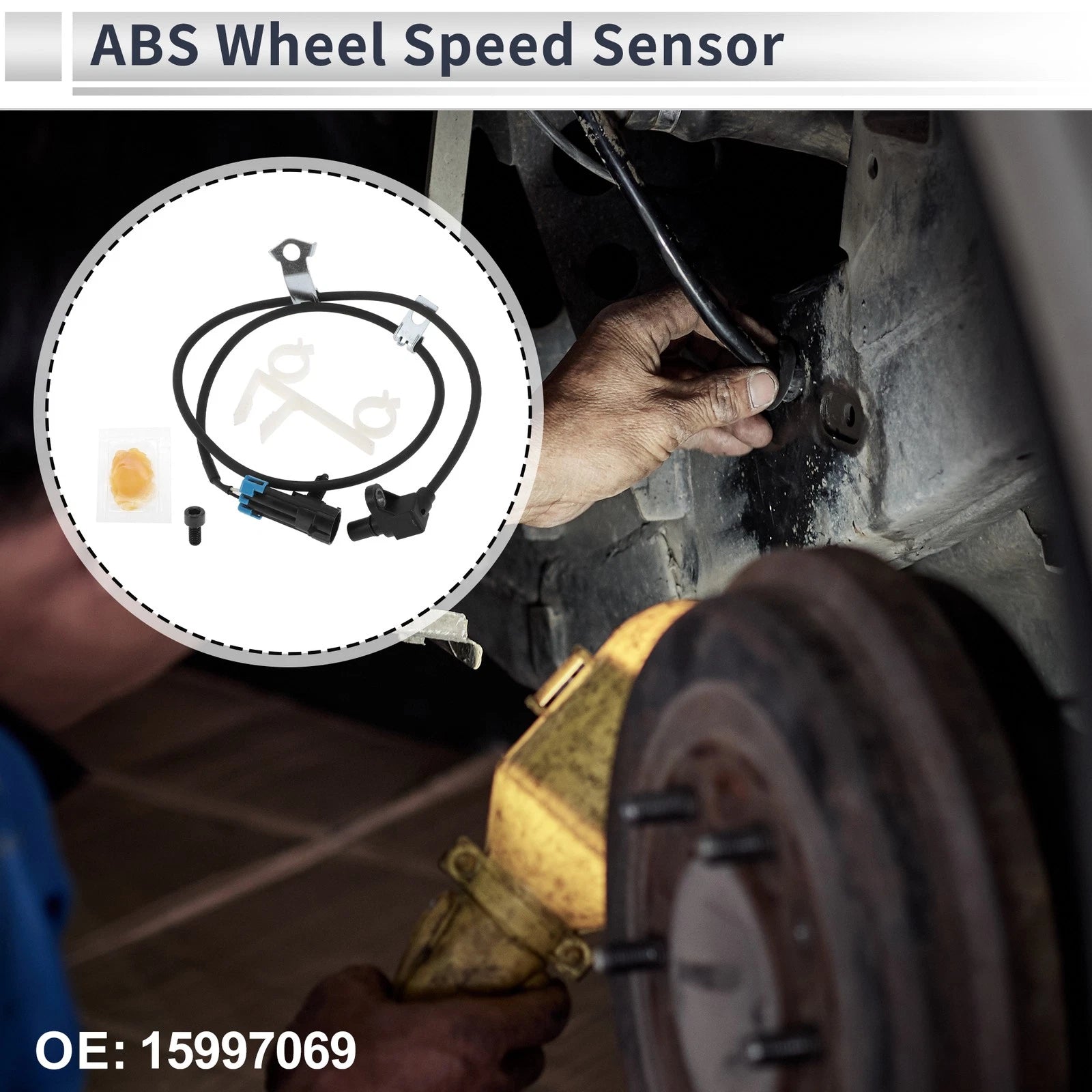 ABS Wheel Speed Sensor Replacement for Chevrolet Astro Front Left (1994–2004)