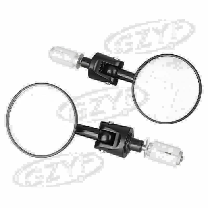 7/8'' Round Rear View Handlebar Mirrors for Honda Suzuki Kawasaki (Universal)