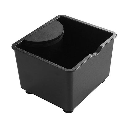 Compact Espresso Knock Box with Silicone Pad for Coffee Grounds