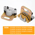 Front Brake Calipers & Pads for Polaris Big Boss 350L 400L 500 6x6 (1993–1999)