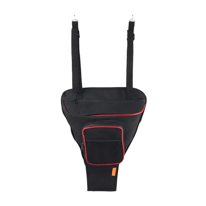 UTV Cab Center Storage Bag for Polaris RZR 570 800 900 XP 1000 (Black/Red)