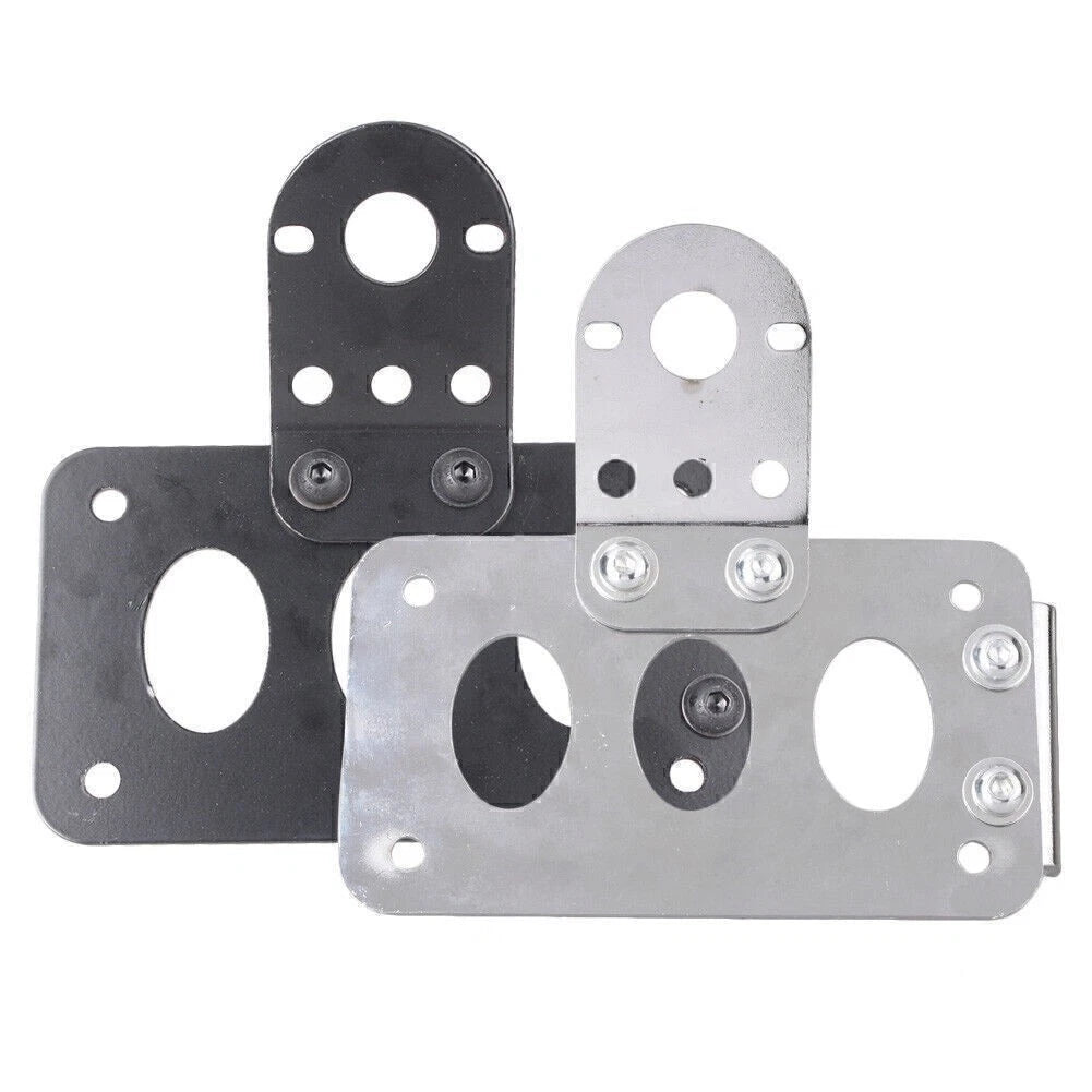 22mm 3/4" Axle Side Mount Rear License Plate Bracket for Harley