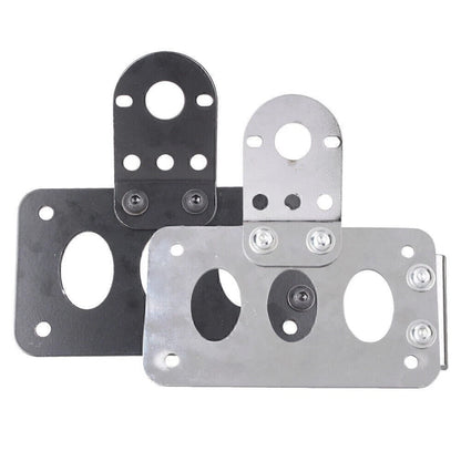 22mm 3/4" Axle Side Mount Rear License Plate Bracket for Harley