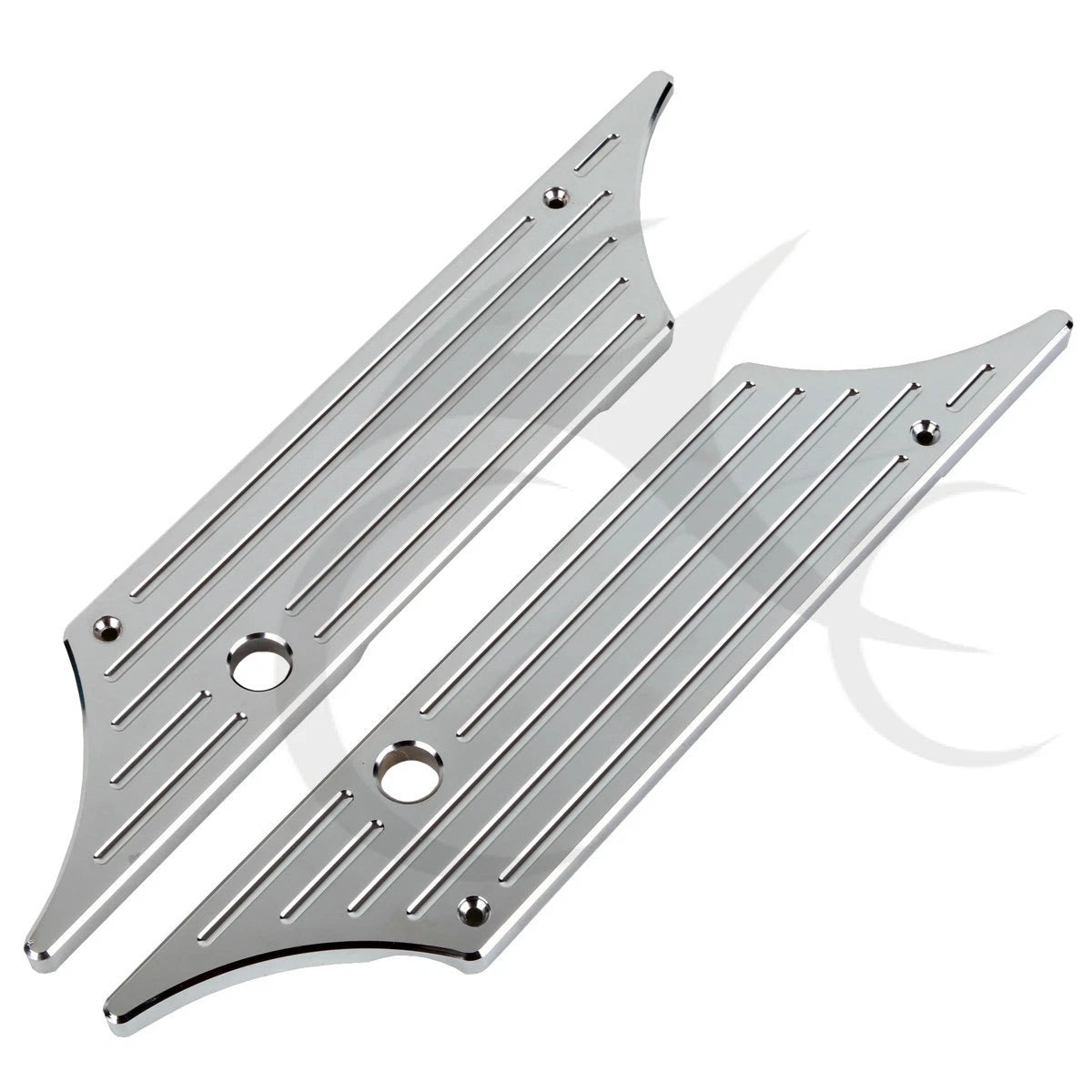 Chrome Saddlebag Latch Covers for Harley Touring Street Glide (1993–2013)